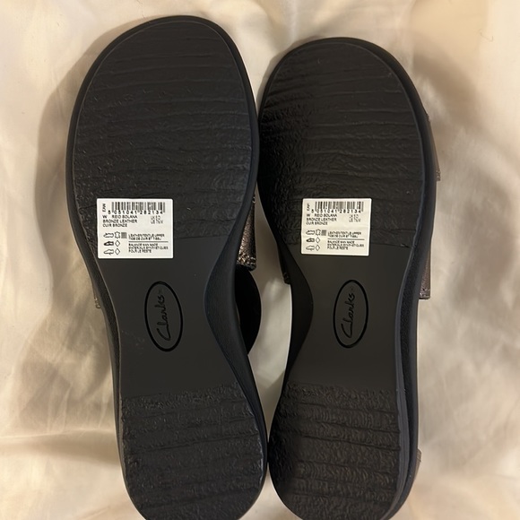 New Bronze Clarks Solana Sandals - Picture 4 of 9